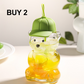 Affordable alternatives to Starbucks Cute Bear Shaped Glass Water Bottle