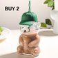 Affordable alternatives to Starbucks Cute Bear Shaped Glass Water Bottle