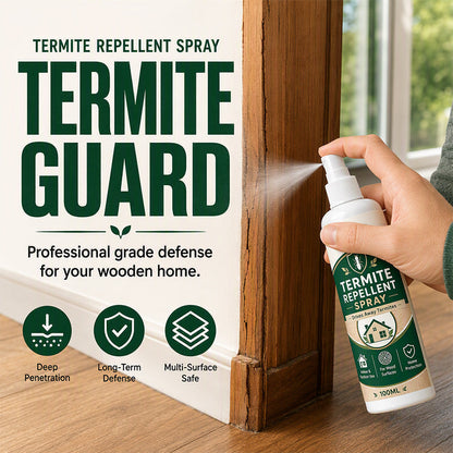 🔥50% OFF NOW! Multi‑Surface Wood Termite Repellent Spray‑Termite Guard Professional Grade Home Protection Spray, Deep Penetration Long‑Lasting Defense for Wooden Furniture & House Structures