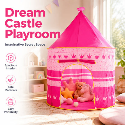 Portable Kids Play Tent Indoor Castle Yurt Playhouse