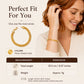 14K gold-plated bracelet in a wide woven mesh design