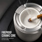 Rotating Car Ashtray with Ceramic Inner Liner