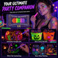 🔥 50% OFF! ✨ Glow Party Tattoo Pens | Temporary UV Body Art Markers | Fun Glow-in-the-Dark Designs for Parties, Festivals & Events 🎉