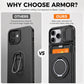 2-in-1 Shockproof IPhone Case with Card Holder