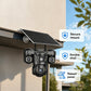 ☀️ Solar Triple-Lens Security Camera  – Clear Day/Night Monitoring 🏠