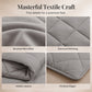 🛏️ Brushed Microfiber Comforter Set: Diamond Quilting, Moisture-Wicking, All-Season, with 2 Pillowcases