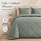 🛏️Winter Essentials - 60% OFF✨ 3-Piece Quilted Comforter Set – Soft Microfiber Duvet with Pillowcases