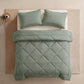 🛏️Winter Essentials - 60% OFF✨ 3-Piece Quilted Comforter Set – Soft Microfiber Duvet with Pillowcases