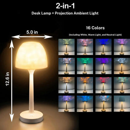 16-Color Water Ripple Table Lamp
