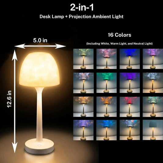 16-Color Water Ripple Table Lamp