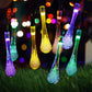Waterdrop solar lights are ideal for camping, gardens and festive decorations