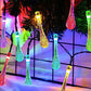 Waterdrop solar lights are ideal for camping, gardens and festive decorations