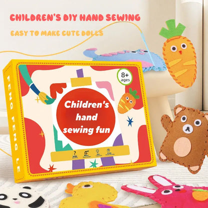 💞58K+ SOLD!🍯✨Kids DIY Felt Sewing Kit 