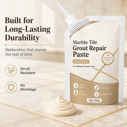 🔥LAST DAY SALE: ONLY ￡9.99!!🎁✨Beige Marble Tile Grout Repair Paste