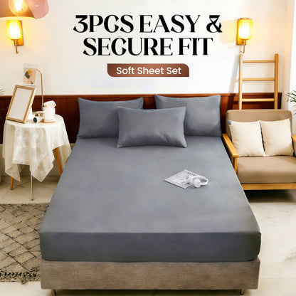 All-inclusive bedspread, mattress protector, water-washable cotton summer baby and mother's water-washable cotton bed cover set of three pieces