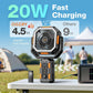 🌀 50% OFF NOW! ⏰ Multi-Functional Outdoor Camping Fan – Rechargeable & portable – LED light, power bank & hook – perfect for tents, patios or work sites 🔋