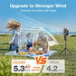 🌀 50% OFF NOW! ⏰ Multi-Functional Outdoor Camping Fan – Rechargeable & portable – LED light, power bank & hook – perfect for tents, patios or work sites 🔋