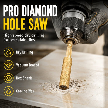 🥳2026 HOT SALE🥳💞50K+ SOLD!🛡️ 50% OFF! Diamond Drill Bits Set – 5‑16mm sizes, hex shank fits most drills. Dry or wet use – smooth, precise holes every time! 💎💪