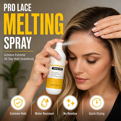 Melt Lace Instantly! No-Lift 24H Sweatproof Wig Spray