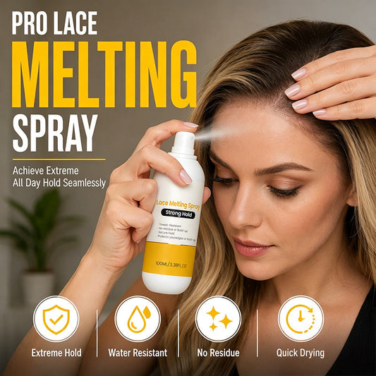 Melt Lace Instantly! No-Lift 24H Sweatproof Wig Spray