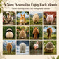 Funny Animal Butt Wall Calendar
