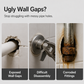 🔧 Magnetic Split Pipe Cover – Hide Ugly Pipe Gaps in Seconds
