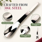 🥄 Long-Handle Stainless Steel Dessert Spoon