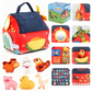 🐮🏡Interactive Plush Farm House Toy Set for Kids