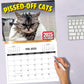 🔥LAST DAY SALE 75% OFF🔥Funny Peed-Off Cats Calendar