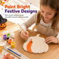 📢📢50% OFF !! ⏰Halloween Wooden Pumpkin Craft Kit | DIY Wind Chime