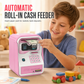 🏦 LIMITED-TIME 50% OFF! 🔐 Kids ATM Money Saving Box, Fingerprint Password Safe with Auto Bill Feeder, Educational Piggy Bank for Boys & Girls ✨