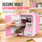 🏦 LIMITED-TIME 50% OFF! 🔐 Kids ATM Money Saving Box, Fingerprint Password Safe with Auto Bill Feeder, Educational Piggy Bank for Boys & Girls ✨