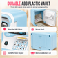 🏦 LIMITED-TIME 50% OFF! 🔐 Kids ATM Money Saving Box, Fingerprint Password Safe with Auto Bill Feeder, Educational Piggy Bank for Boys & Girls ✨