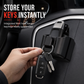 🏆 Last Day Special Price £7.99! 🔥Buy 1 Get 1 Free🎁Car Key Fob Holder with Hook