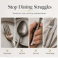 📢📢50% OFF !! ⏰4-Piece Stainless Steel Cutlery Set