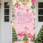🎅 Christmas Door Cover: Instant Holiday Decor, Santa & Snowman Designs, Fade-Resistant, 90x180cm