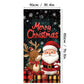 🎅 Christmas Door Cover: Instant Holiday Decor, Santa & Snowman Designs, Fade-Resistant, 90x180cm
