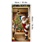 🎅 Christmas Door Cover For Instant Holiday Decor – Fade Resistant, Multi-Scene, Vivid Prints ✨