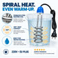 Stainless Steel Spiral Immersion Water Heater