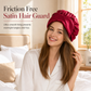 ✨ Help Keep Hair Smooth While You Wind Down🌙 2-in-1 Satin Sleep Bonnet with Built-In Eye Mask