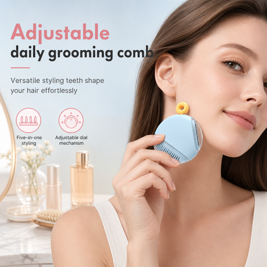 🔍LAST DAY SALE: ONLY ￡7.99!!🎁✨5 in 1 Portable Hair Thinning Comb and Hair Cutter