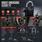 Heavy-Duty Aluminum Alloy Alarm Padlock