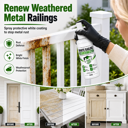 White Wood Repair Spray for Doors, Tables & Cabinets