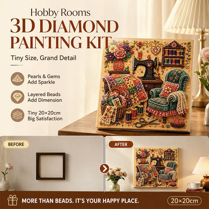 ⏳LAST DAY SALE ONLY ￡9.99!!🔥Whispering Room Diamond Art Kit ✨🖼️Mindful Craft for Calm Evenings🌿
