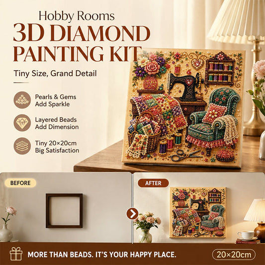 ⏳LAST DAY SALE ONLY ￡9.99!!🔥Whispering Room Diamond Art Kit ✨🖼️Mindful Craft for Calm Evenings🌿