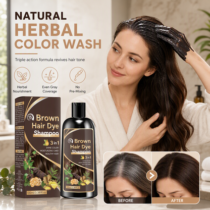 🥳HOT SALE🥳💞50K+ SOLD! Hair Dye Shampoo 15-min color, herbal & easy apply. Salon tones at home – grab yours! ✅