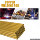 Universal Brass Brazing Rods for Metalwork (10-Pieces)