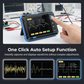 DSO-152 Pocket Oscilloscope - 2.8 Inch LCD, Type-C, 200 kHz, 1-Key Auto Setting, Full Trigger Function Automotive Voltage Tester, Diagnostic Tool for Car Audio Check, Car Tools, DIY Learning, Voltage Check Tool