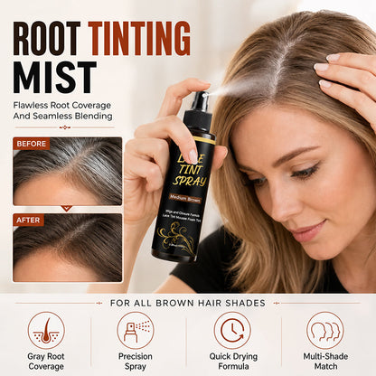 Natural chemical-free hair dye spray