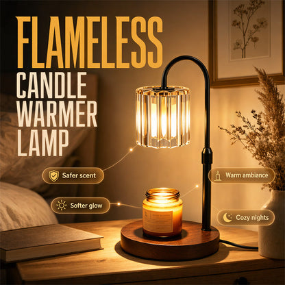Luxury Crystal Candle Warmer Lamp